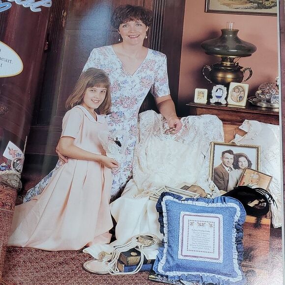 Threads of Time Cross Stitch Pattern Book Hardback Crafts Hobbies Sewing Design - Picture 4 of 6